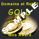 Domains at Retail Gold Web Award