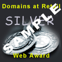 Domains at Retail Silver Web Award