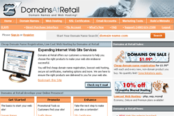 Domains at Retail 2008 Old Look
