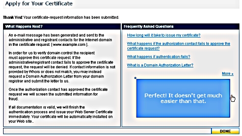 SSL Certificate Setup Complete